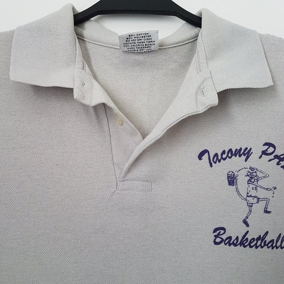 Print-Ons Gray 'Tacony PAL Basketball' T-Shirt, L - Picture 3 of 8